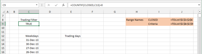 Advanced Filter Dates