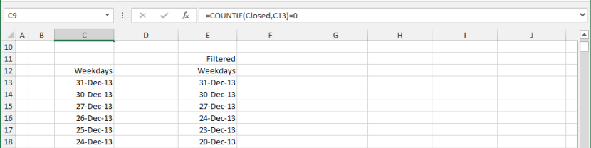 Sample Filter Output